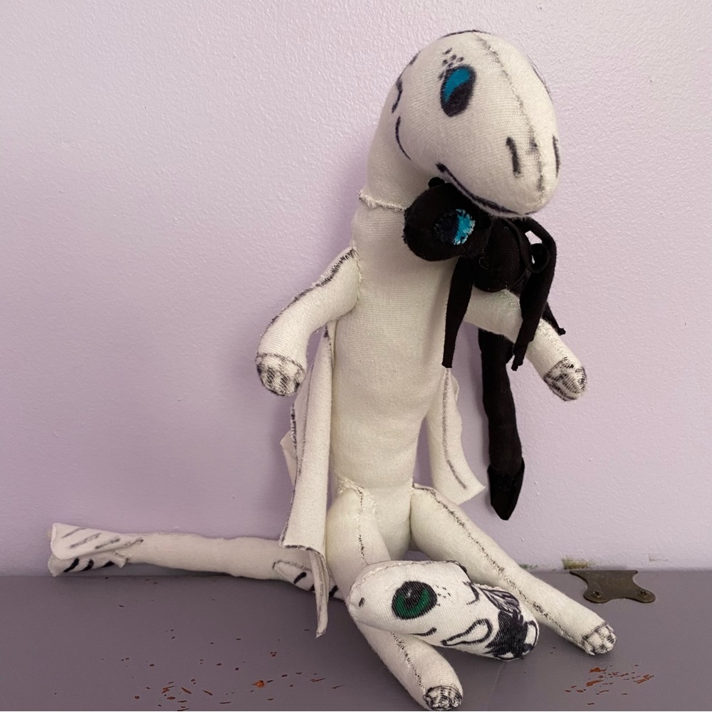 (3) DRAGONS Plush LIGHTFURY, POUNCER, and NIGHTFURY Handmade COLLECTIBLES